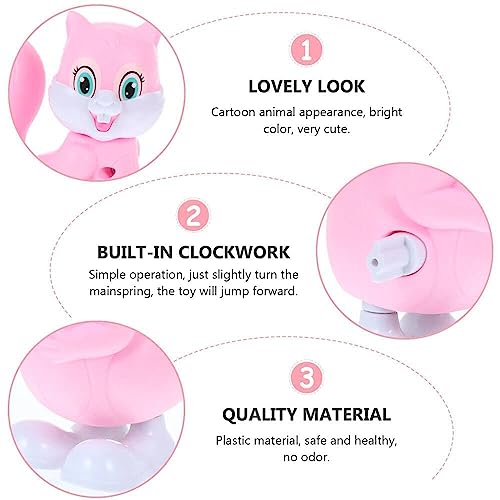 Image of Key Operated Wind Up Toys | Safe Colourful Jumping Moving Toy Rotating Head Keytoys | Best Engaging Educating Animal Bird Toys from 6 Months to 3 Years Old (Multicolor Random Combo) (3 Pack)