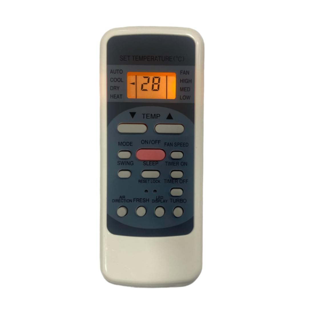 Upix AC Remote No. 78 (with Backlight), Compatible/Replacement for Vestar AC Remote Control (Exactly Same Remote Will Only Work)