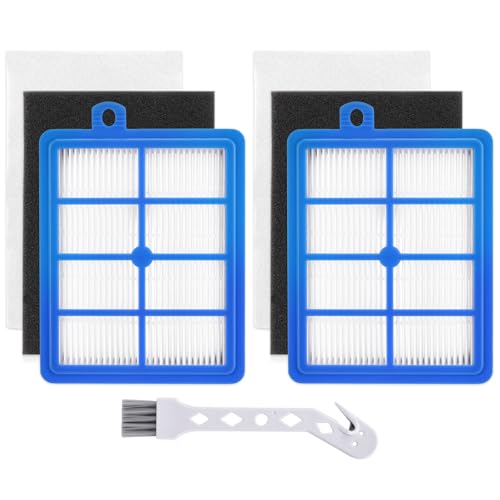 Ersatzfilter für AEG AUSK11 Performance Kit LX7 LX8 Allergy Plus EF129 für AEG Electrolux Tornado Volta Staubsauger LX7-2-ÖKOX LX7-2-CR-A LX7-2-FFP LX8-2-ÖKO Filter für Philips FC8038/01 FC9150