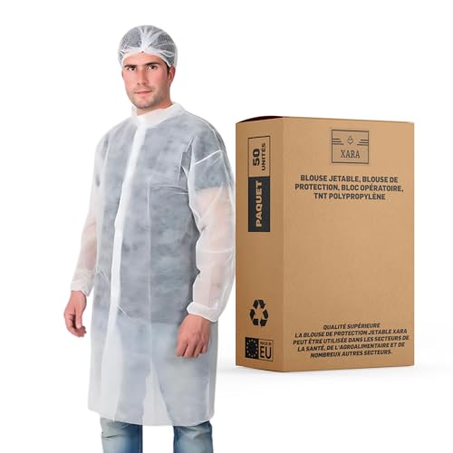 Blouses jetables médical TNT respirantes et résistantes pour la protection