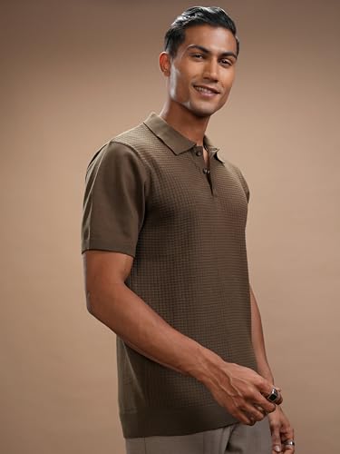 Image of Highlander Men's Polo Tshirt | Flat Knit | Regular Fit | Polo T-Shirt for Man