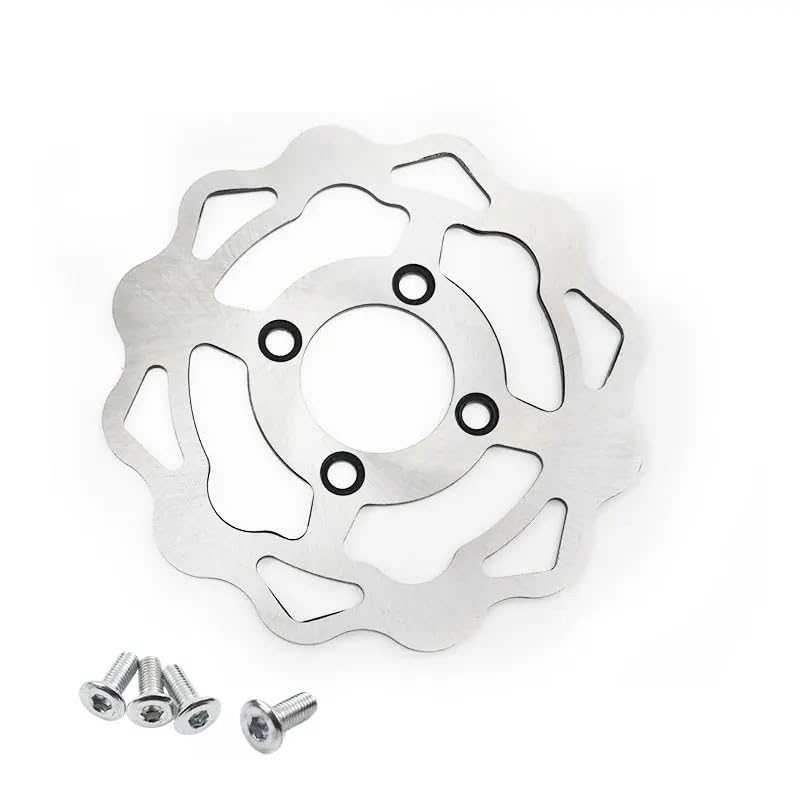 Disque de frein moto 210mm à 4 trous assurant un freinage stable avant et arrière