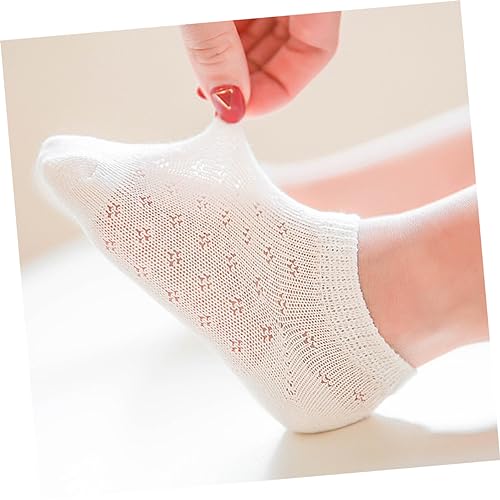 5pairs Socks Ultra-thin Breathable Mesh Low Cut Ankle Socks for Years Comfortable and Sweat Absorbent for All-year Use Colors4