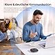 soundcore Anker PowerConf S3 Konferenzlautsprecher, 6 Mikrofone, smarte Tonaufnahme, 24 Std Akku, App, Bluetooth 5, USB-C, für Büro & Homeoffice (in Schwarz)