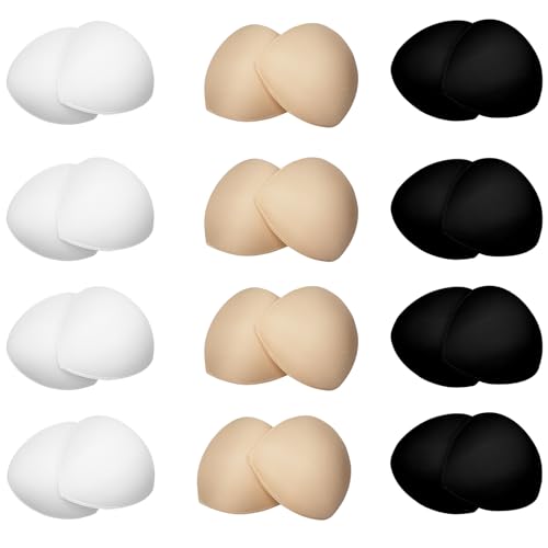 Joytsvme 12 Paar BH Einlage, Einsätze Atmungsaktive Sport-BH-Cups, Push-Up-BH Einlagen Wiederverwendbar Damen Sport Cups, für Sport BH, Bikini Bademode, Badeanzug (Fits All) Joytsvme 12 Paar BH Einlage, Einsätze Atmungsaktive Sport-BH-Cups, Push-Up-BH Einlagen Wiederverwendbar Damen Sport Cups, für Sport BH, Bikini Bademode, Badeanzug (Fits All)