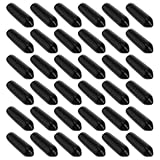 Alasum 100pcs Black 5mm Pvc Wire Thread Protector Cover Dishwasher Rack Tine Cap Flexible Tip Repair