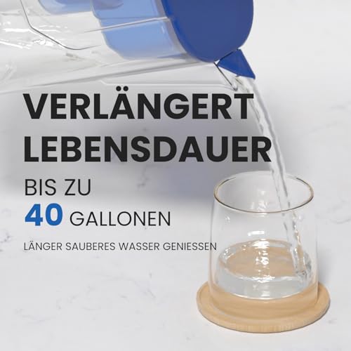 EVERSPRING Wasserfilter Kompatibel mit Brita Maxtra+, Maxtra Plus,Mavea,Anna Duomax,Filtration fur Kalkentfernung,Reduziert Verunreinigungen,6 Stück