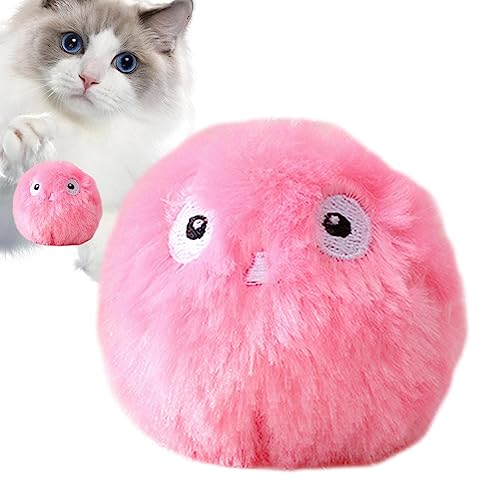 Bola brinquedo para gatos - Brinquedos fofos pelúcia para gatos para gatos internos | Bola colorida