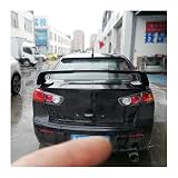 aileron evo 8 Para Mitsubishi para Lancer Evo 2010 2011 2012 2013 2014, material ABS decoración del alerón trasero del coche accesorios del alerón trasero,