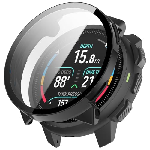 Funda Suunto Nautic S accesorio de policarbonato negro con protector de pantalla 3