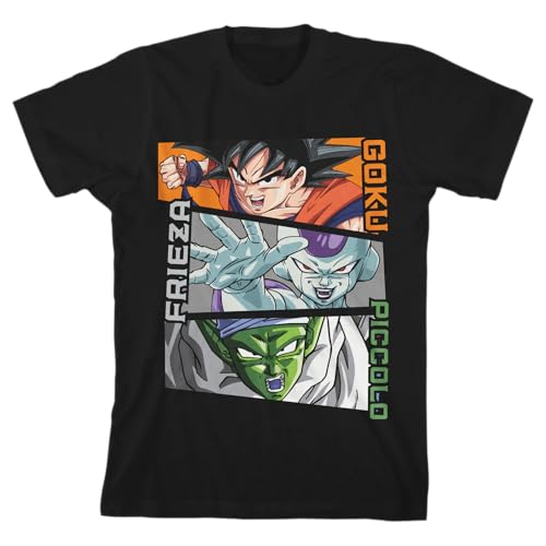 Dragon Ball Z Character Art 3-Pack Crew Neck Short Sleeve Youth Boy's T-Shirt Set4