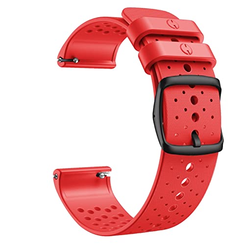 Bracelet sport Polar Vantage M en silicone rouge pour homme et femme
