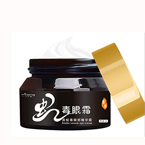 Snake Venom Eye Cream-Eye Multiple Treatment Creams for Moisturize Smooth and Nourish The Skin、Reduce Dark Circles、Puffiness and Eye Bags， Restore Skin Firmness and Elasticity