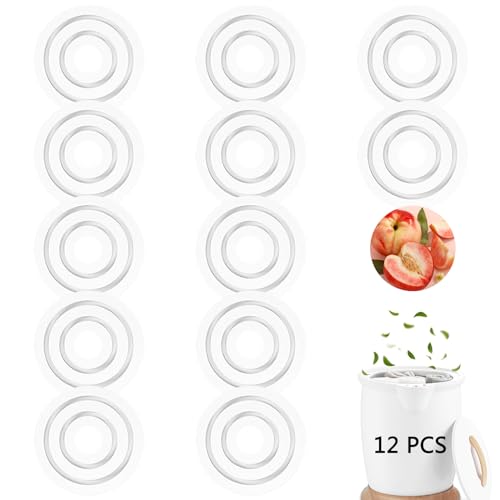 12 Pack Towel Warmer Fragrance Disc Fresh Fragrance Scented Pads Replacement Fragrance Disc for Towel Warmer Bucket (Peach Flavor)