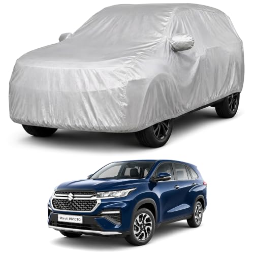 Image of Autofact Car Body Cover Compatible with Invicto | Custom Fit Car Cover | 100% Water-Resistant| Triple-Stitched Lightweight Fabric | Dustproof | Indoor & Outdoor Use | Elastic Bottom
