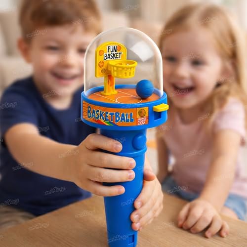 Image of Zest 4 Toyz Mini Finger Basketball Shooting Game Toy for Kids Handheld Mini Basketball Game Indoor Games Toy for Boys & Girls Toy Birthday Gift for Kids Assorted (Pack of 2)