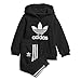 Produktbild adidas Kinder Trefoil Hoodie Trainingsanzug, Kinder, Trainingsanzug, D96066, Schwarz (Schwarz / Weiß), FR: 3-4 ans (Taille Fabricant: 104)