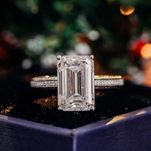 Bague moissanite et argent massif 925 : l'éclat éternel sans ternissement