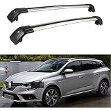für Renault Megane Estate 2016+ 2 Stück Aluminium Querträger Dachträger Auto Dachgepäckträger Lastenträger Relingträger für Gepäcktransport Reisen und Camping