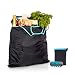 Produktbild gripONE XXL Shopping-Set Mint  1x große, Faltbare Einkaufstasche und 1x Tragegriff inkl. Mini-Beutel zum Verstauen