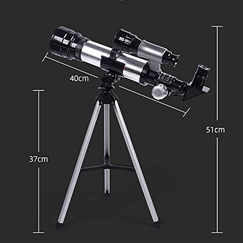 Telescopio portátil refractor ajustable para principiantes 74mm miniatura 6