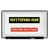 TFTcenter LCD Screen Replacement for B173HAN04.2, B173HAN04.3, NV173FHM-N46, NV173FHM-N49, NV173FHM-N4C, 17.3' FHD 1920x1080 30Pin IPS Laptop Display Panel