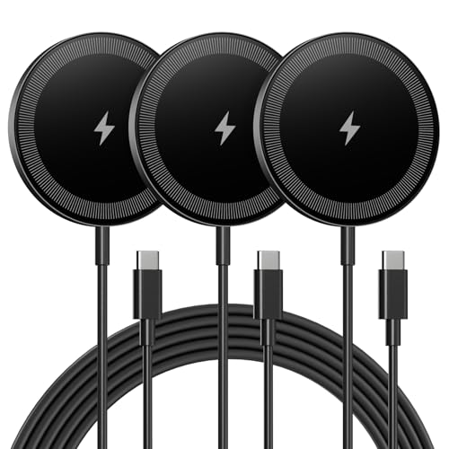 Magnetic Wireless Charger Charging Pad: 15W Qi Fast