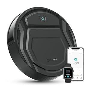 LEFANT M210P Saugroboter ohne Wischfunktion, 2200 Pa Saugkraft, 120 Min.Steuerung per WLAN, Bluetooth, Alexa und App, 6 Reinigungsmodi und automatisches Aufladen, ideal für Tierhaare und Harte Böden