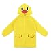 Unisex Kids Waterproof Raincoat Cartoon Animal Hood Rain Poncho Jacket Outfit