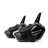 interfono casco shoei Conference BT: 4 persone Midland BTR1 ADVANCED-2PZ- INTERCOM MOTO, nero, unica