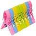 O-Best 8 Pack Bright Color Beach Towel Clips for Beach Chair Pool Chairs Cruise- Plastic Towel Clamp Clip Holder -Jumbo Size- Keep Your Towel from Blowing Away, Clothes Lines (8Pack)