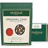 VAHDAM, India's Original Masala Chai Tea Loose Leaf | 50 cups, 3.53 oz - Blend of Black Tea, Cinnamo