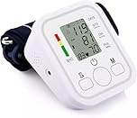 Digital Automatic Blood Pressure Monitor Upper Arm BP Machine Heart Rate Sphygmomanometer Pressure Meter Tonometer for Measuring Arterial Pressure