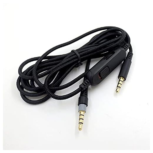 MOUDOAUER Fone de ouvido de 2 m de comprimento, cabo de metal, preto, cabo de áudio, fones de ouvido para jogos HyperX Cloud Mix Cloud Alpha