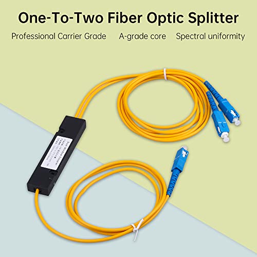 Divisor óptico monomodo SC/UPC 1x2 para solucionar cortes en la distribución de señal de red 6