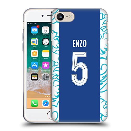 Caso Funda de Gel Suave Chelsea FC Enzo Fernández para iPhone 7 y 8