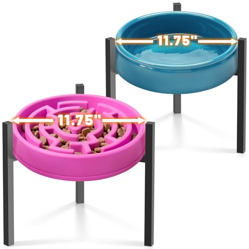 LOOBANI Dog Bowl Stand for Slow Feeders 11.75