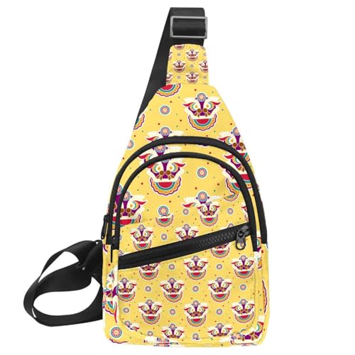 Bolsa de hombro de danza de león: versatilidad unisex para el trabajo