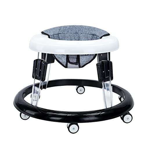 Image of Foldable Baby Walker, Baby Walkers and Activity Center for Baby Boy Girl, Anti-Rollover Walker with Mute Wheels for Baby 6-18Months