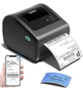 Omezizy Bluetooth Shipping Label Printer 4x6, D450BT Thermal Label Printer for Shipping Packages,...