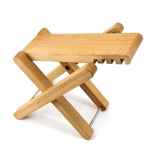 Reposapiés para guitarras de madera maciza con 4 alturas ajustables