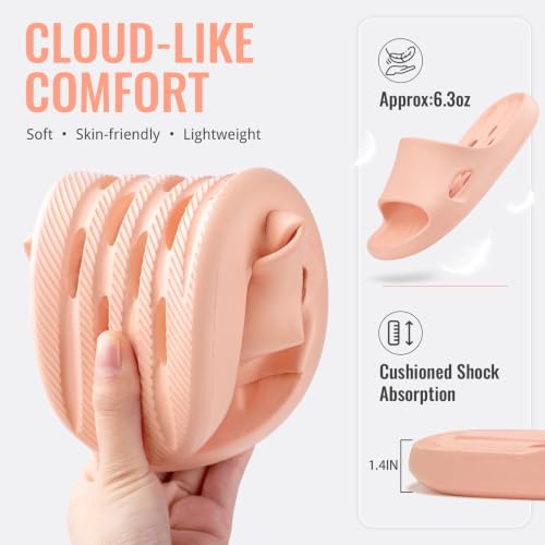 Image of Aoowoll Mens Shower Shoes With Holes Dry Quickly Bath Slippers Womens Non Slip Indoor Home Bedroom Pool Spa Guest College Dorm