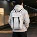 JISADER Rucksack Damen mit 2 Fächn, Rucksack Damen 16 Zoll Laptopfach für Uni und Alltag, 30×15×45,5 cm, abweisend, Weiß, geeignet für 16-Zoll-Lap, Weiß