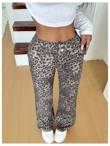 Floerns Women's Solid High Waisted Stretch Pants Straight Leg Pants with Flap Pockets3