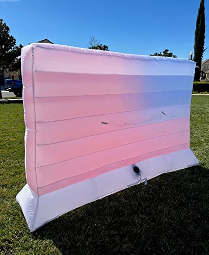 Drapeau américain gonflable 1,8m avec lumières LED intégrées - 6
