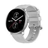 Zeblaze Relógio inteligente GTR 3 Pro, 1,43 'HD SmartWatch para homens Mulheres, modos esportivos IP68 à prova d'água/100+, pedômetro, Android Smart Watch for Android iOS (Prata)