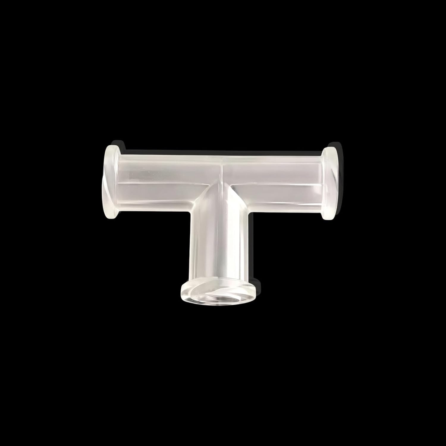 PP T-Shape Female Luer Lock Adapter - 3-Way 90 Degree Syringe Pipe Fitting | Premium PP T-shape 90° fFemale Luer Lock Connectors. Chemical Resistant, Leak-free Tee Fittings for Lab Syringe Lines.