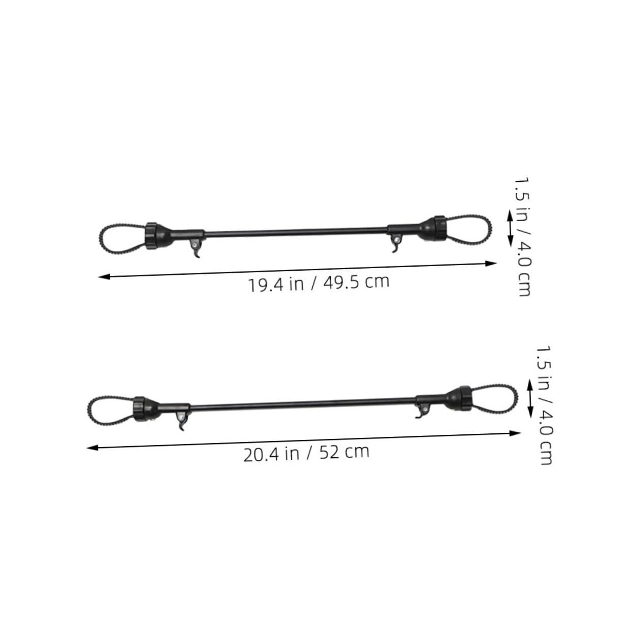 KOMBIUDA Baby Stroller Connectors Twin Stroller Adapter Pram Connectors Pushchair Clips Lightweight Foldable for Outings