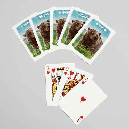 Baraja de Poker Wyoming Osos Acuarela 52 Cartas miniatura 7