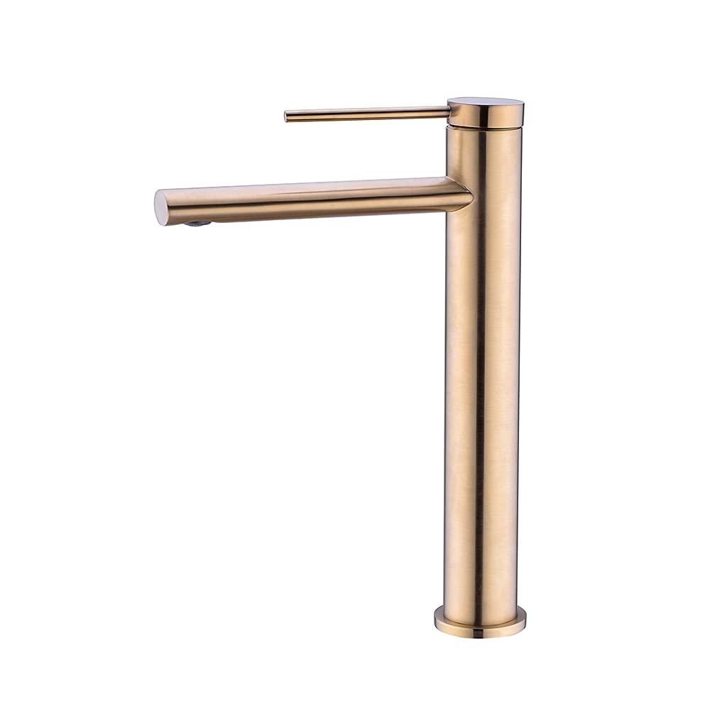 Robinet bassin eau chaude et froide avec mitigeur monotrou en laiton pistolet métal